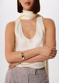 Chunky Irregular Cuff Bangle