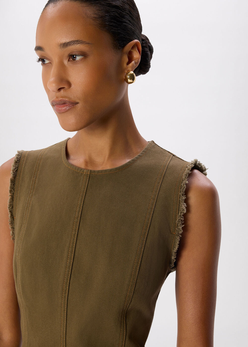 Utility Twill Dress