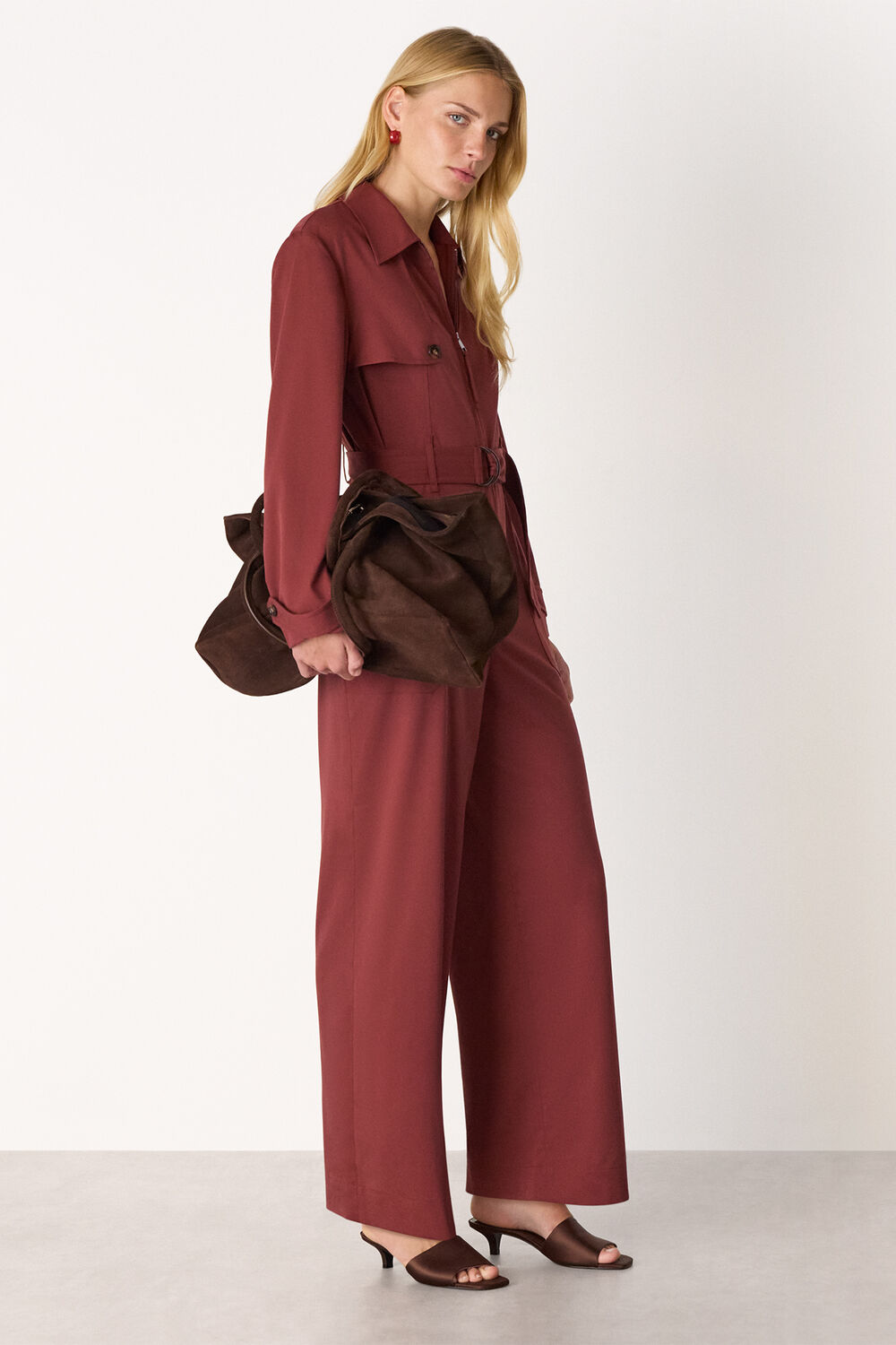 Trench Detail Jumpsuit