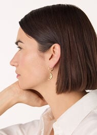 Half Moon Huggie Earring