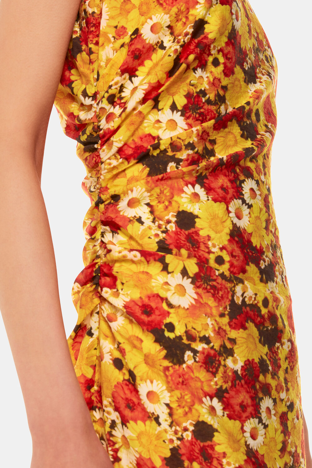 Photographic Daisy Midi Dress