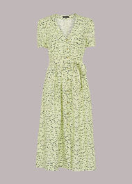 Painterly Marks Midi Dress