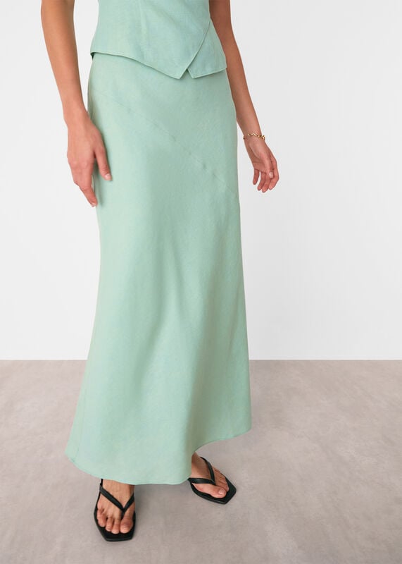Mint Maxi Skirt