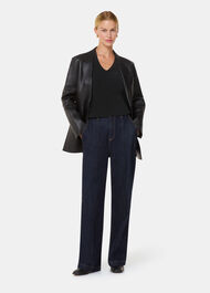 Chenille V Neck Knit