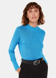 Sparkle High Neck Knit