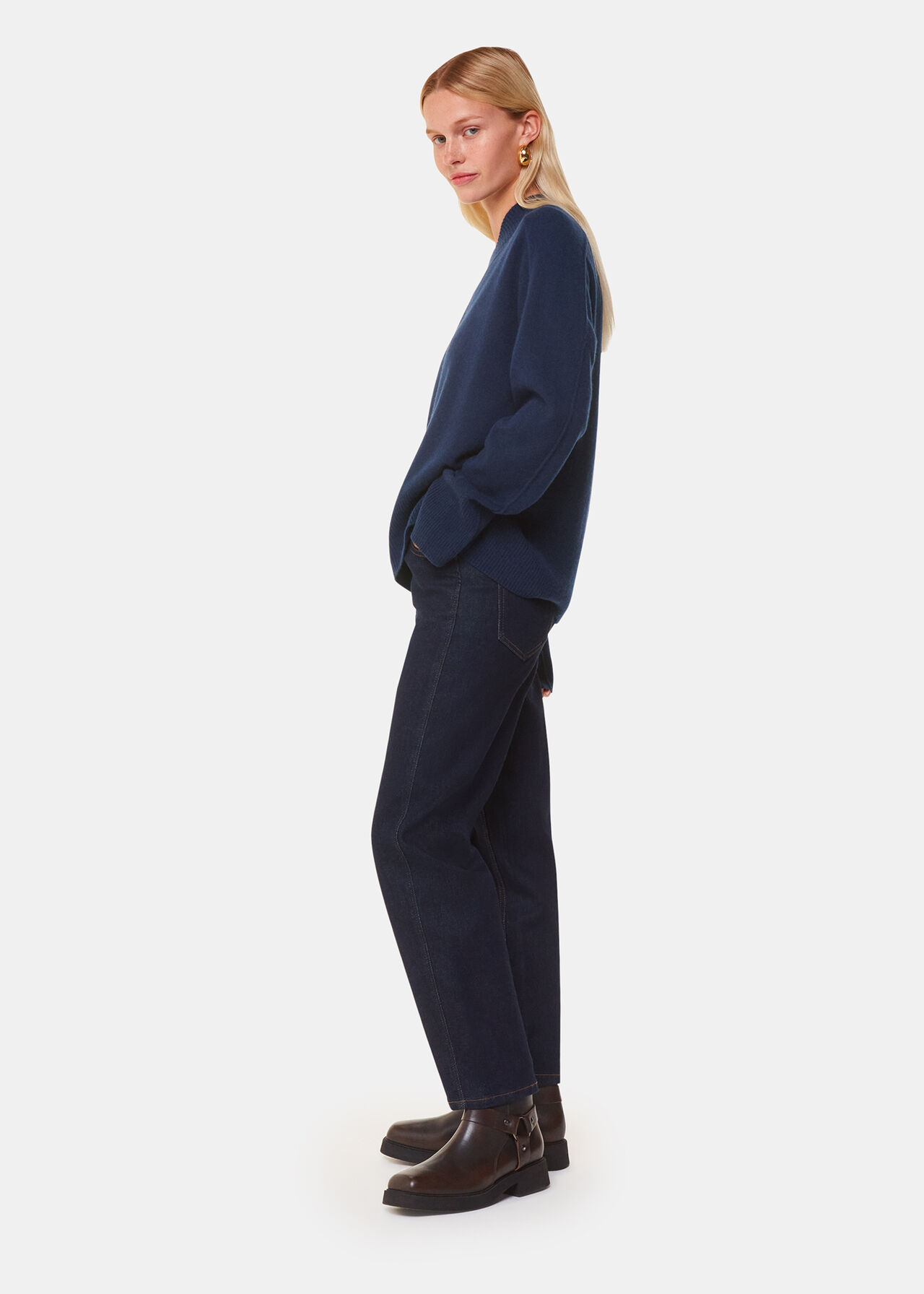 Cashmere V Neck Knit