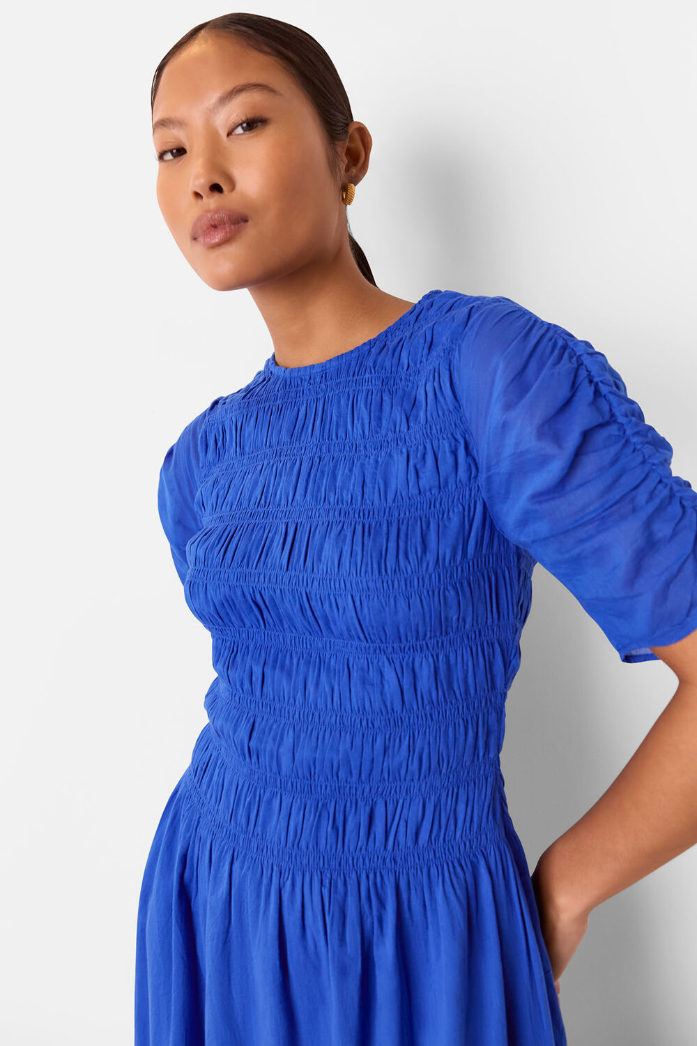 Petite Avery Smocked Dress