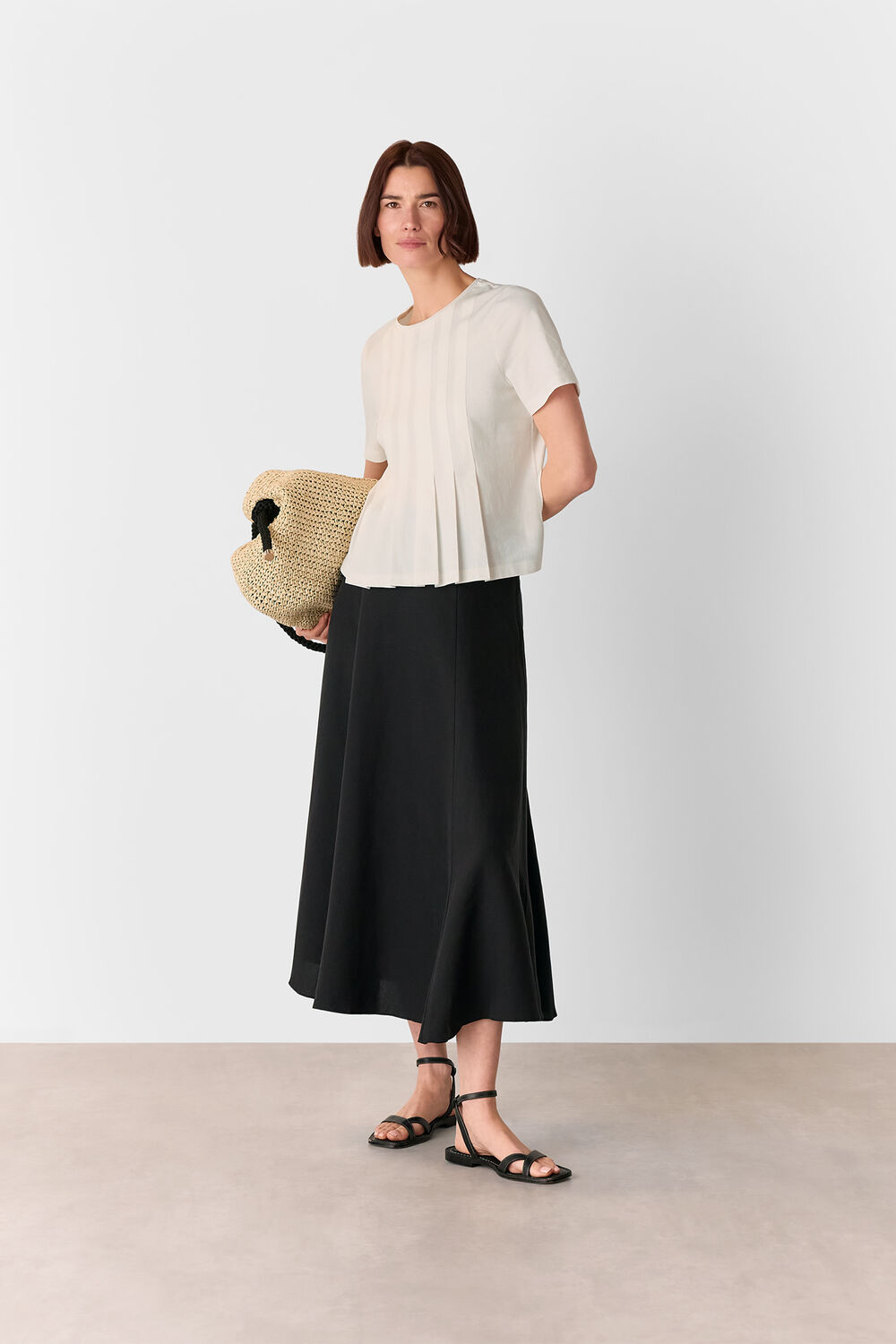 Pleat Detail Top