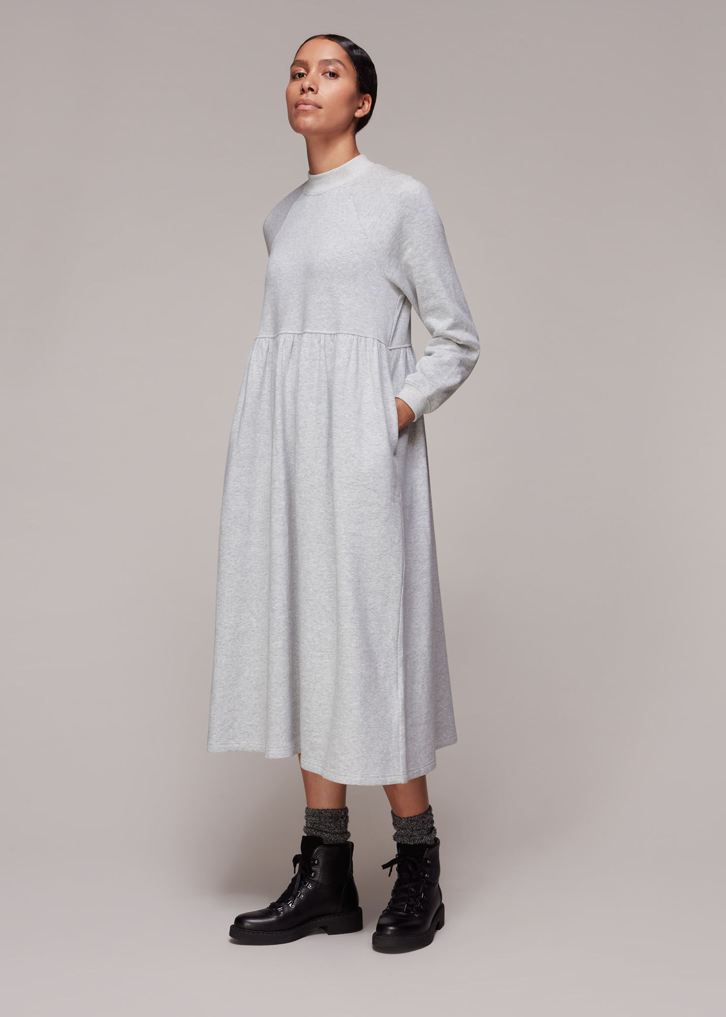 Grey oversized 2025 sweater dress