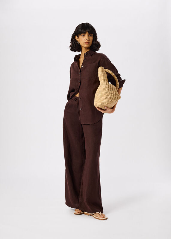 Brown Ultimate Linen Shirt