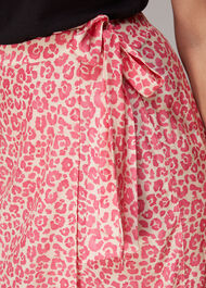 Cheetah Print Wrap Skirt