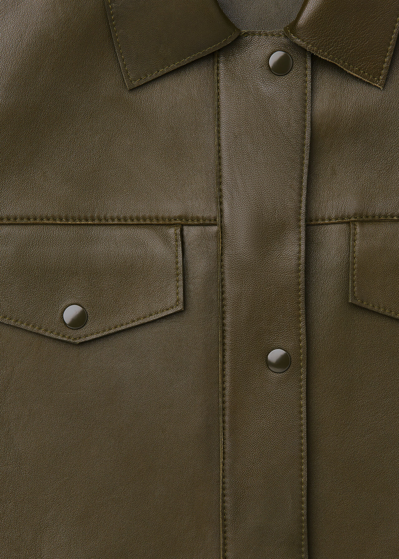 Clean Bonded Leather Jacket