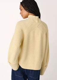 Rib Cable High Neck Jumper