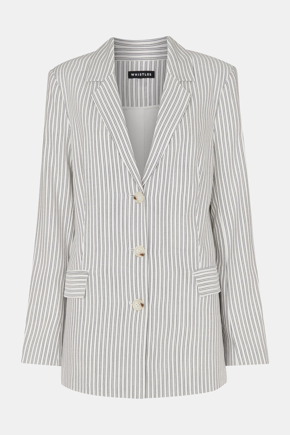 Ivory Petite Luna Stripe Blazer
