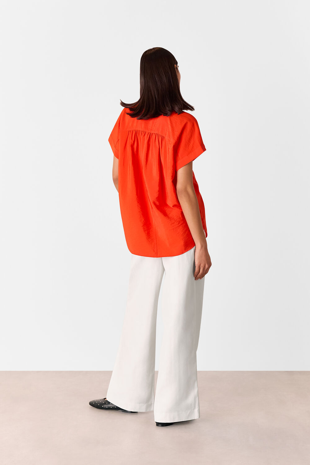 Red Button Up Nicola Shirt