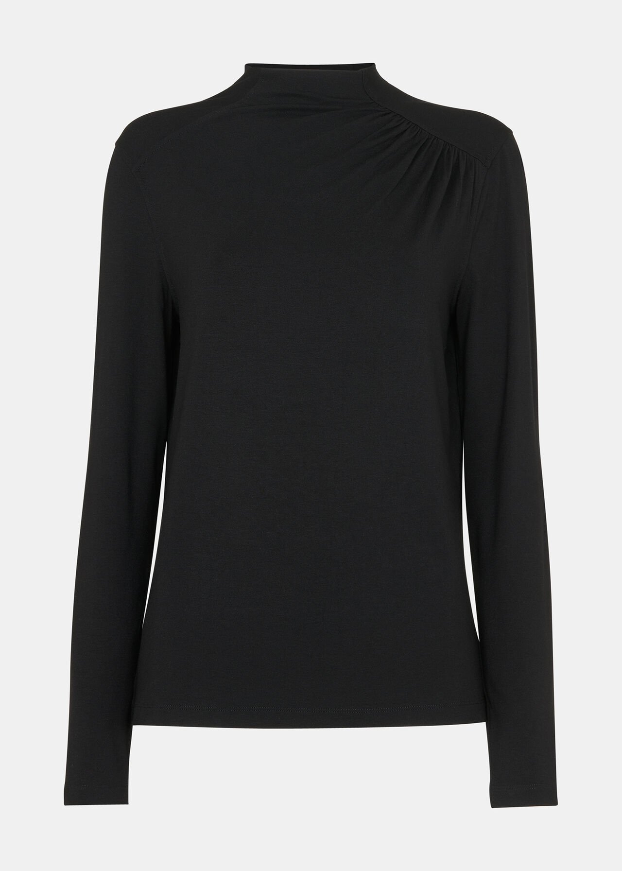 Ruched Front Detail Jersey Top