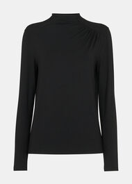 Ruched Front Detail Jersey Top
