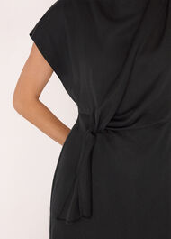 Twist Waist Midi Dress