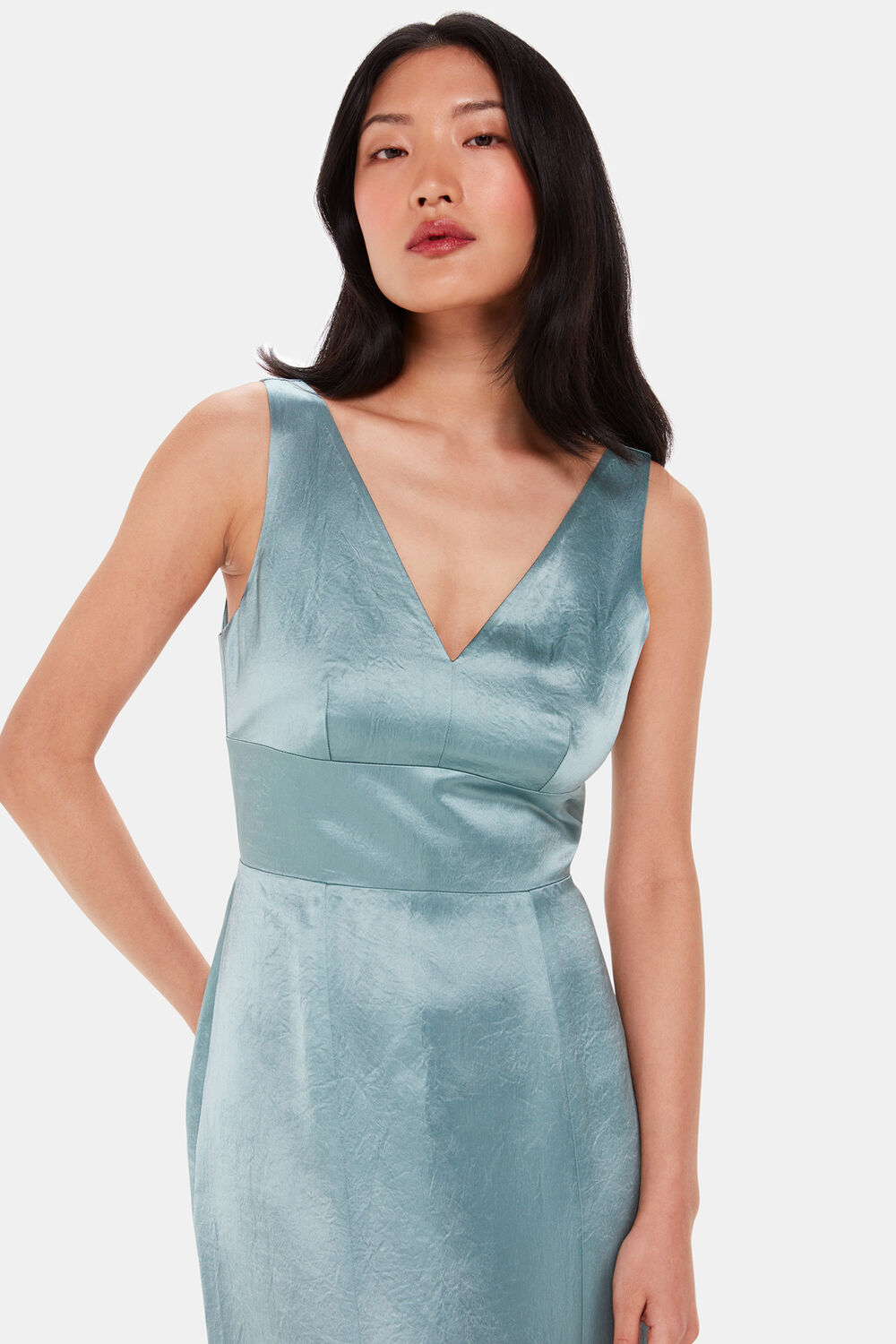 Charlotte Satin Maxi Dress