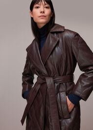 Luna Leather Belted Jacket