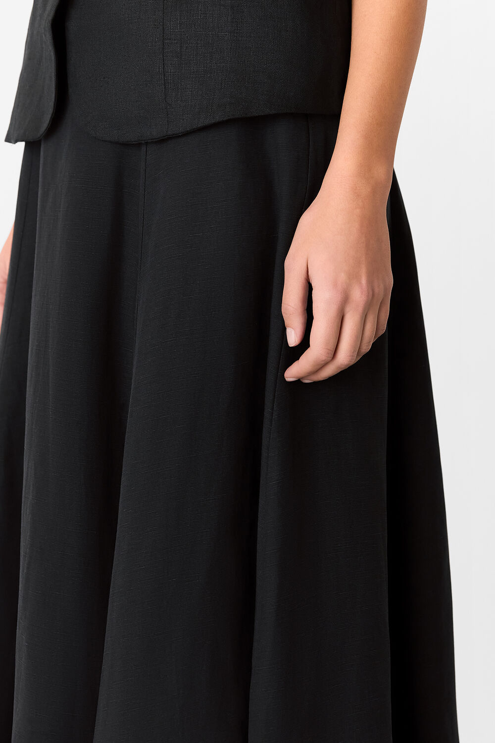 Helena Linen Blend Skirt