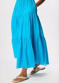 Petite Cotton Maxi V Neck Sundress