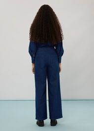 Nino Denim Wide Leg Trouser