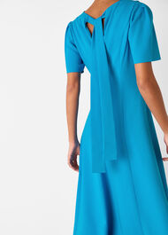 Panel Detail V-Neck Maxi Dress