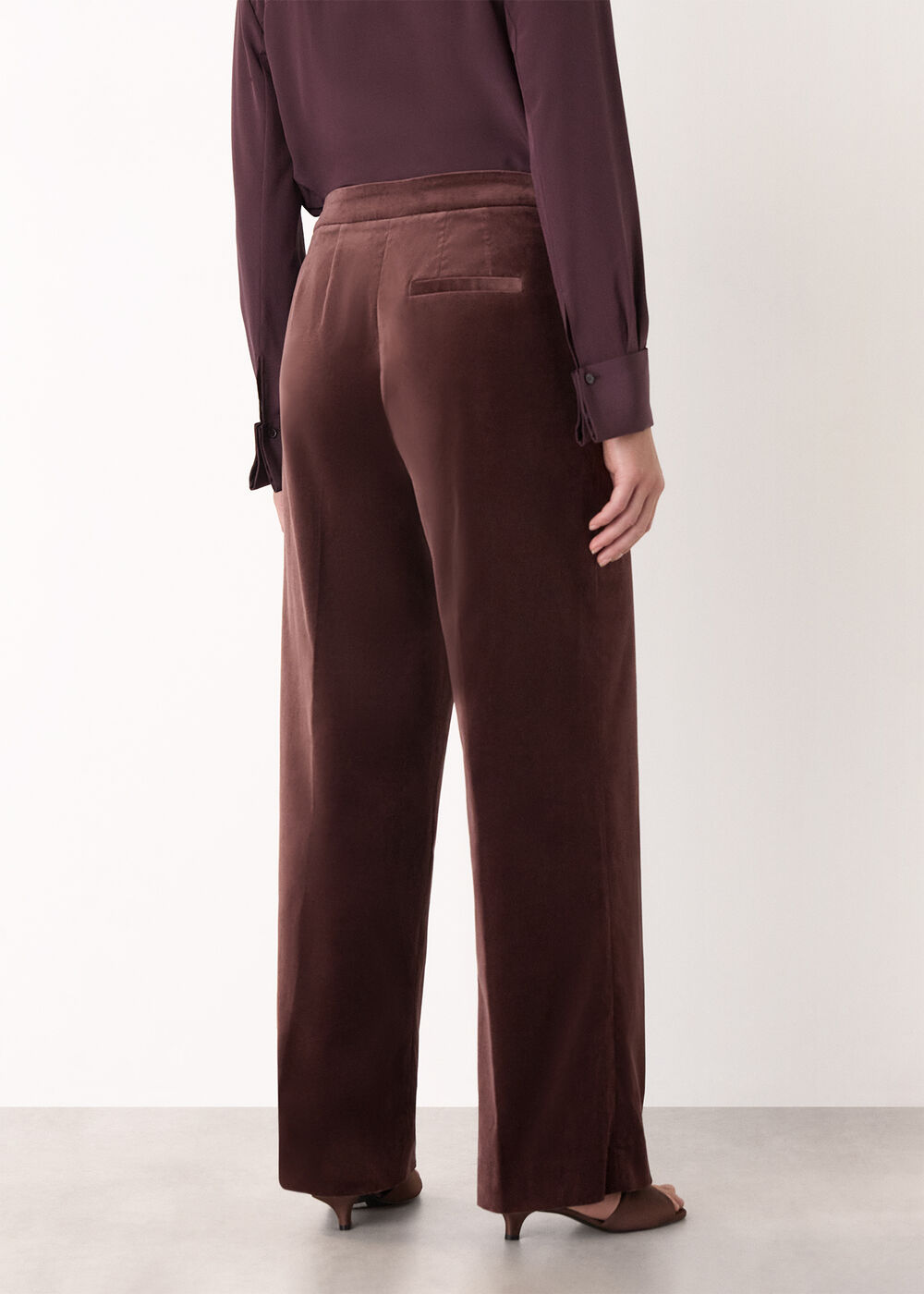 Velvet Straight Leg Trouser