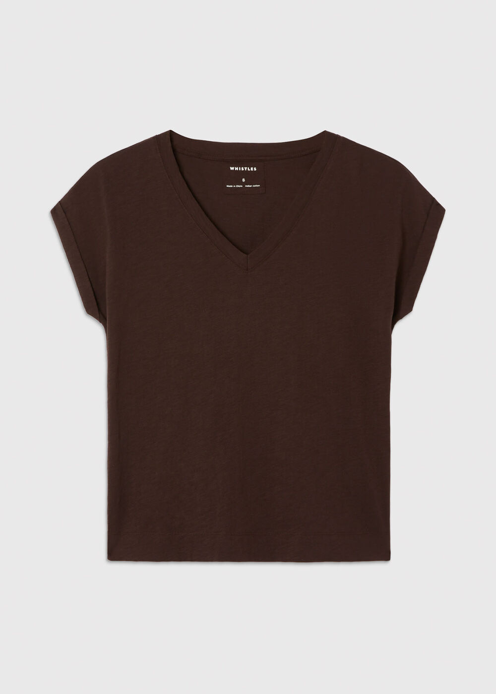 Willa V-Neck Cap Sleeve Tee
