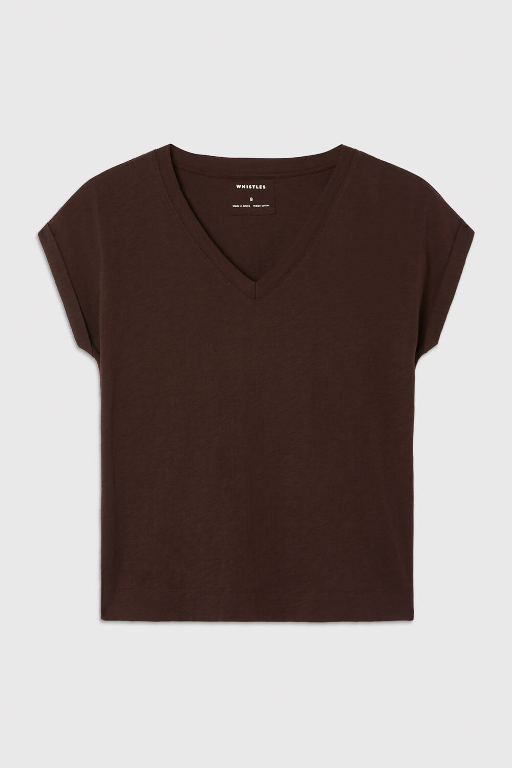 Willa V-Neck Cap Sleeve Tee