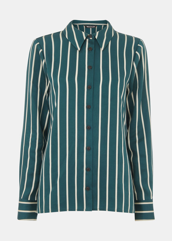 Green Alex Stripe Shirt