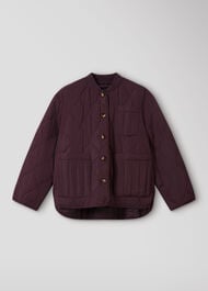 Button Through Quilted Coat