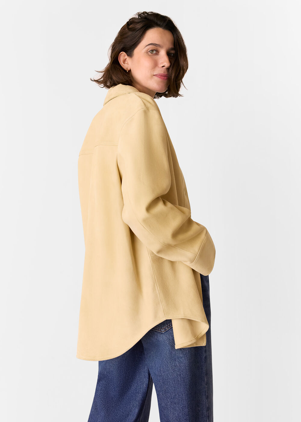 Sam Suede Leather Overshirt
