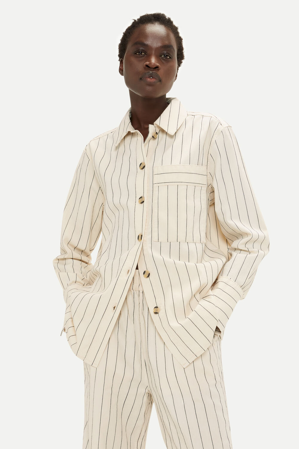 Multicolour Kwammie Striped Overshirt