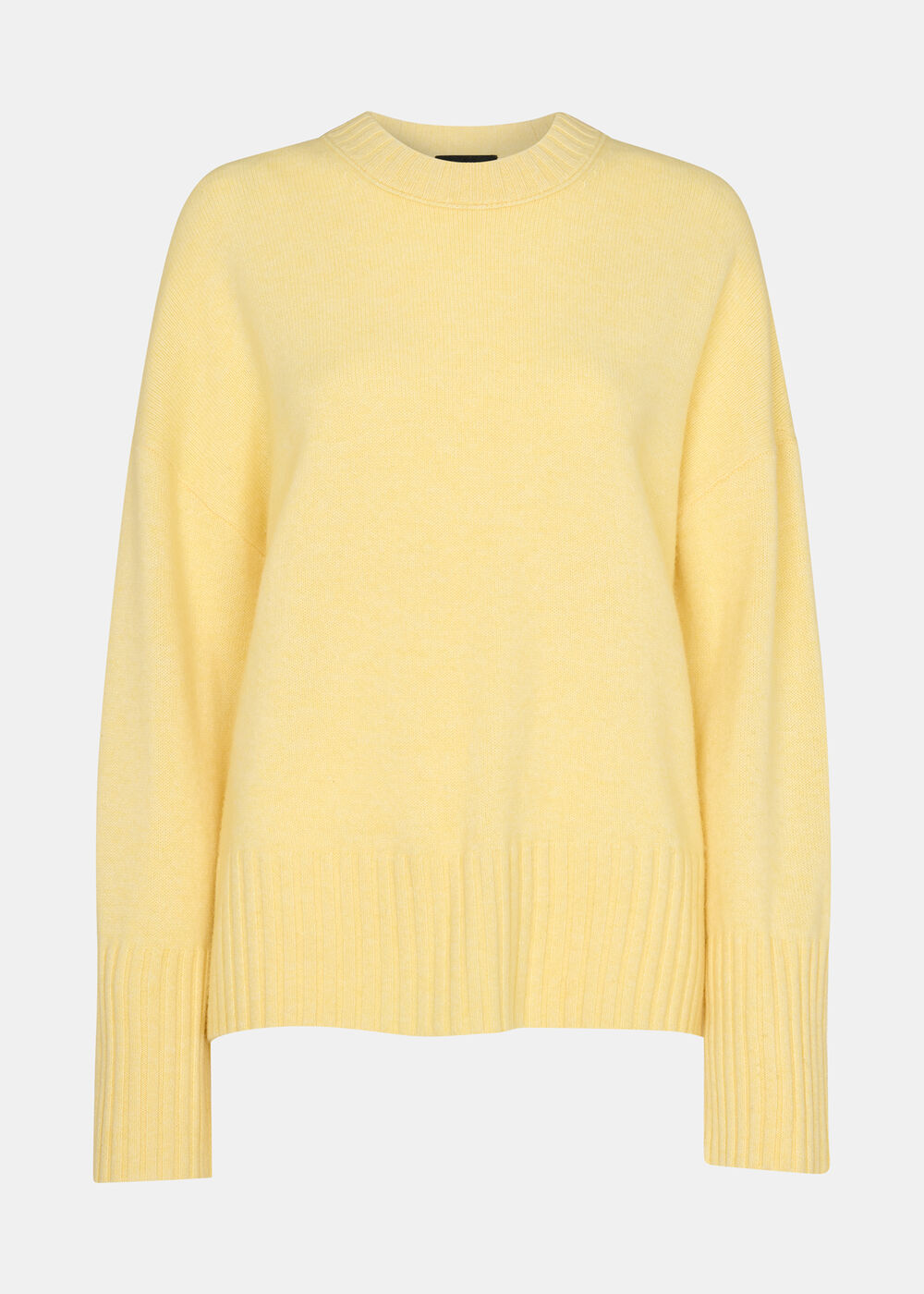 Wool Ribbed Cuff Knit