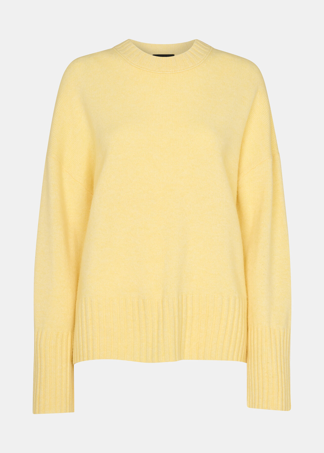 Wool Ribbed Cuff Knit