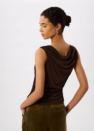 Drape Neck Jersey Top