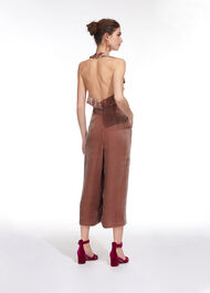 Lola Rose Velvet Jumpsuit Pink