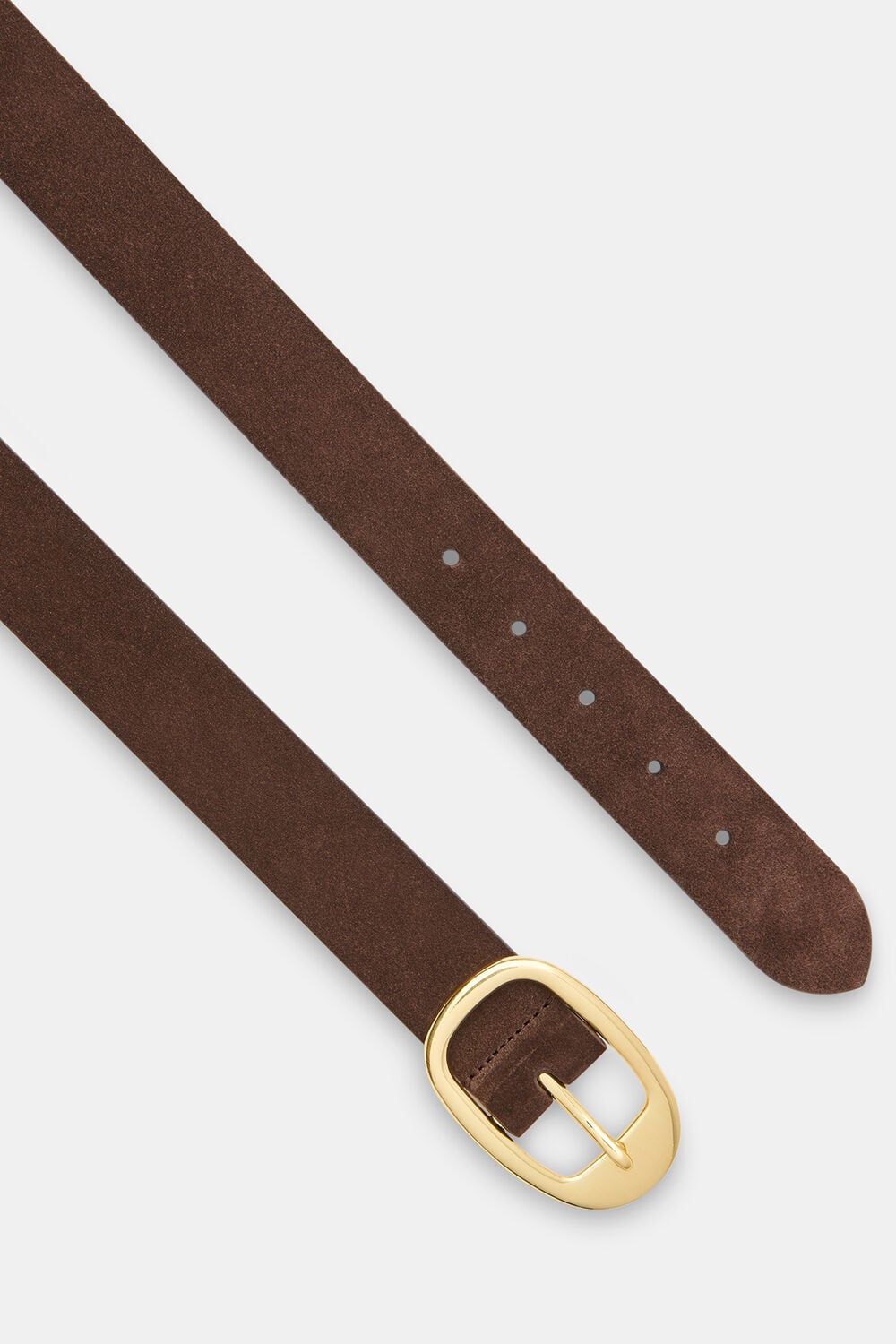 Chocolate Suede Belt