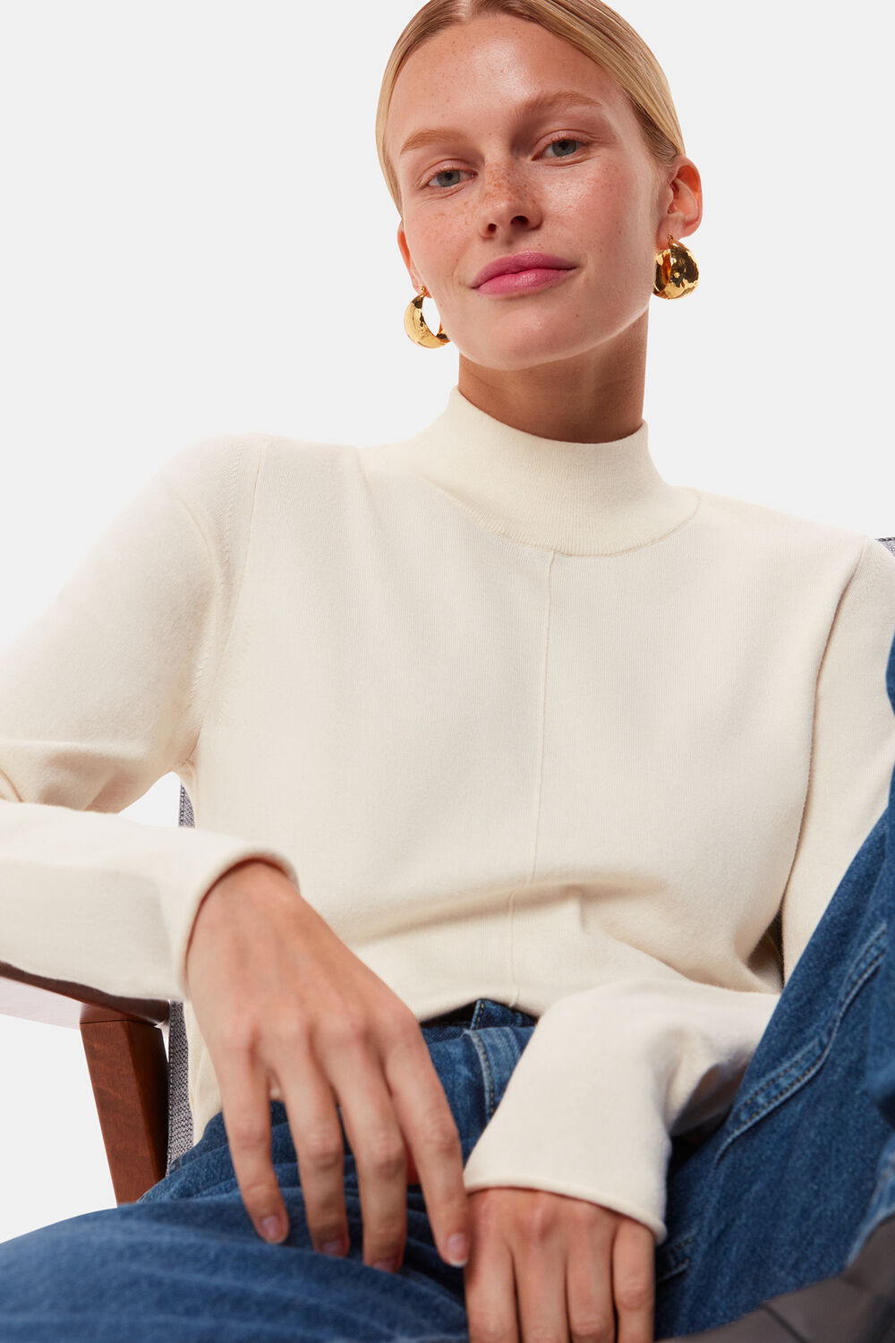 Mira Funnel Neck Knit