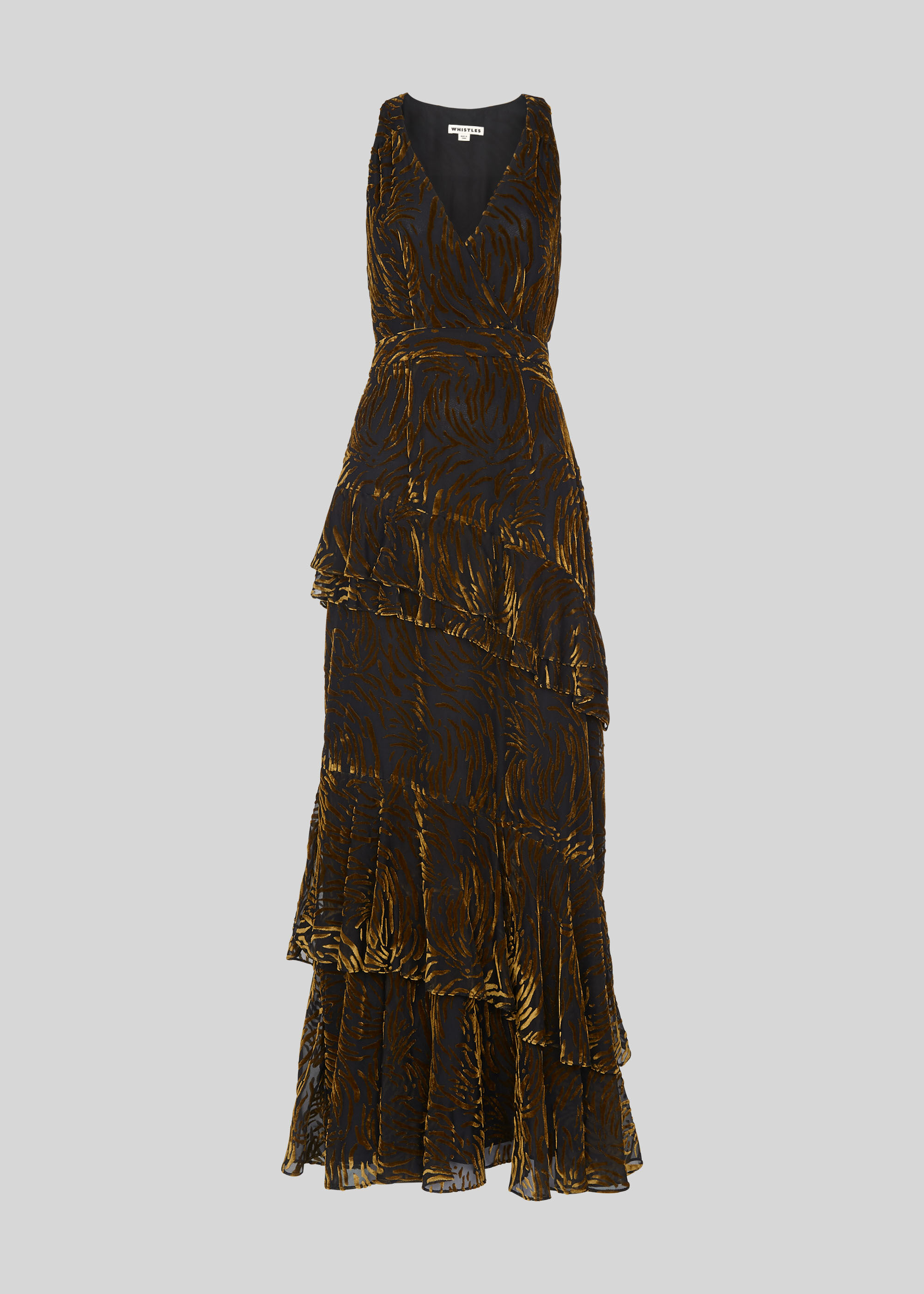 Whistles new arrivals gold dress