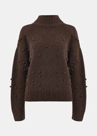 Wool Irregular Bobble Knit