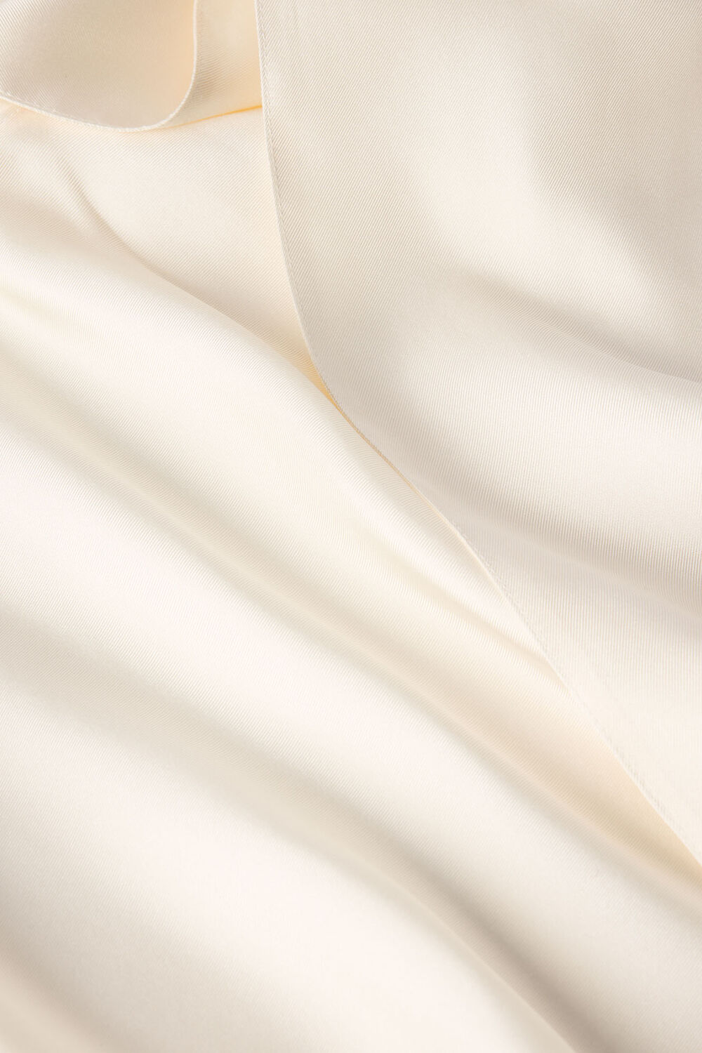 Ivory Silk Scarf Vest Top
