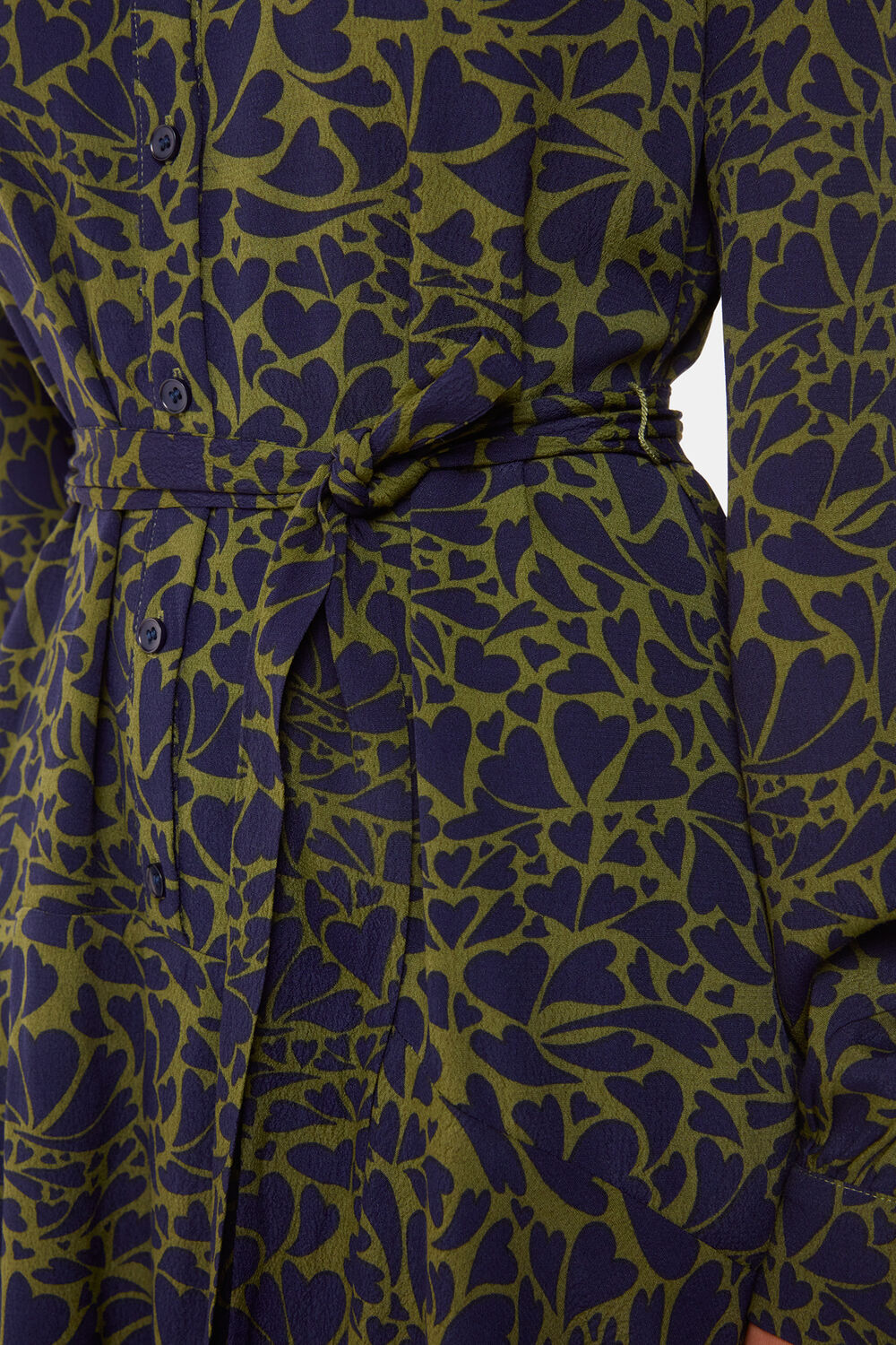 Abstract Petal Flippy Dress