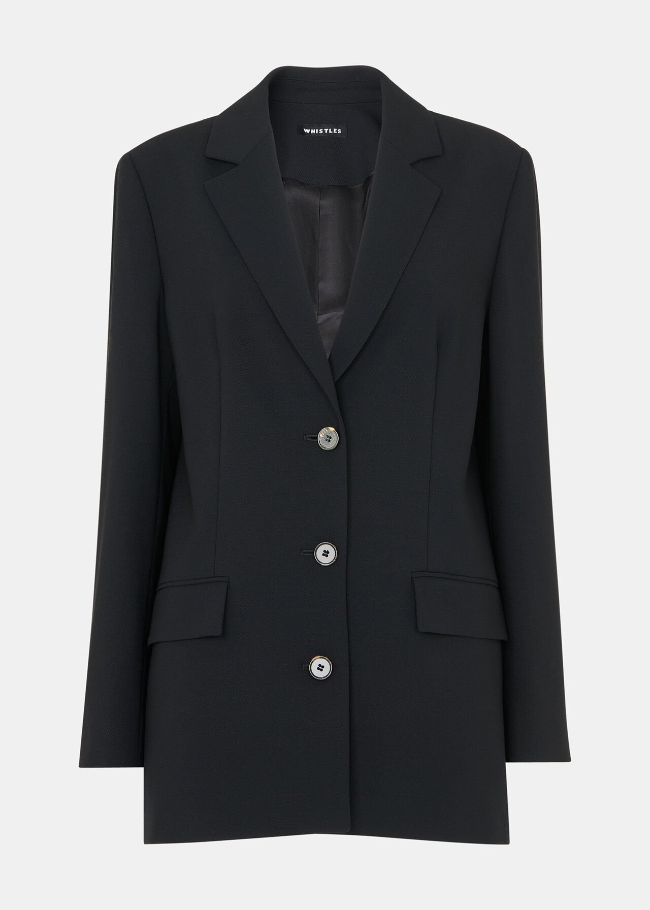 Black Amelie Wool Blend Coord