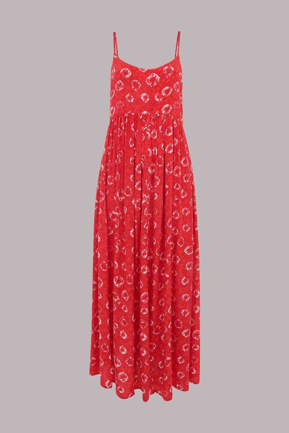 Multicolour Tie Dye Floral Carmen Dress