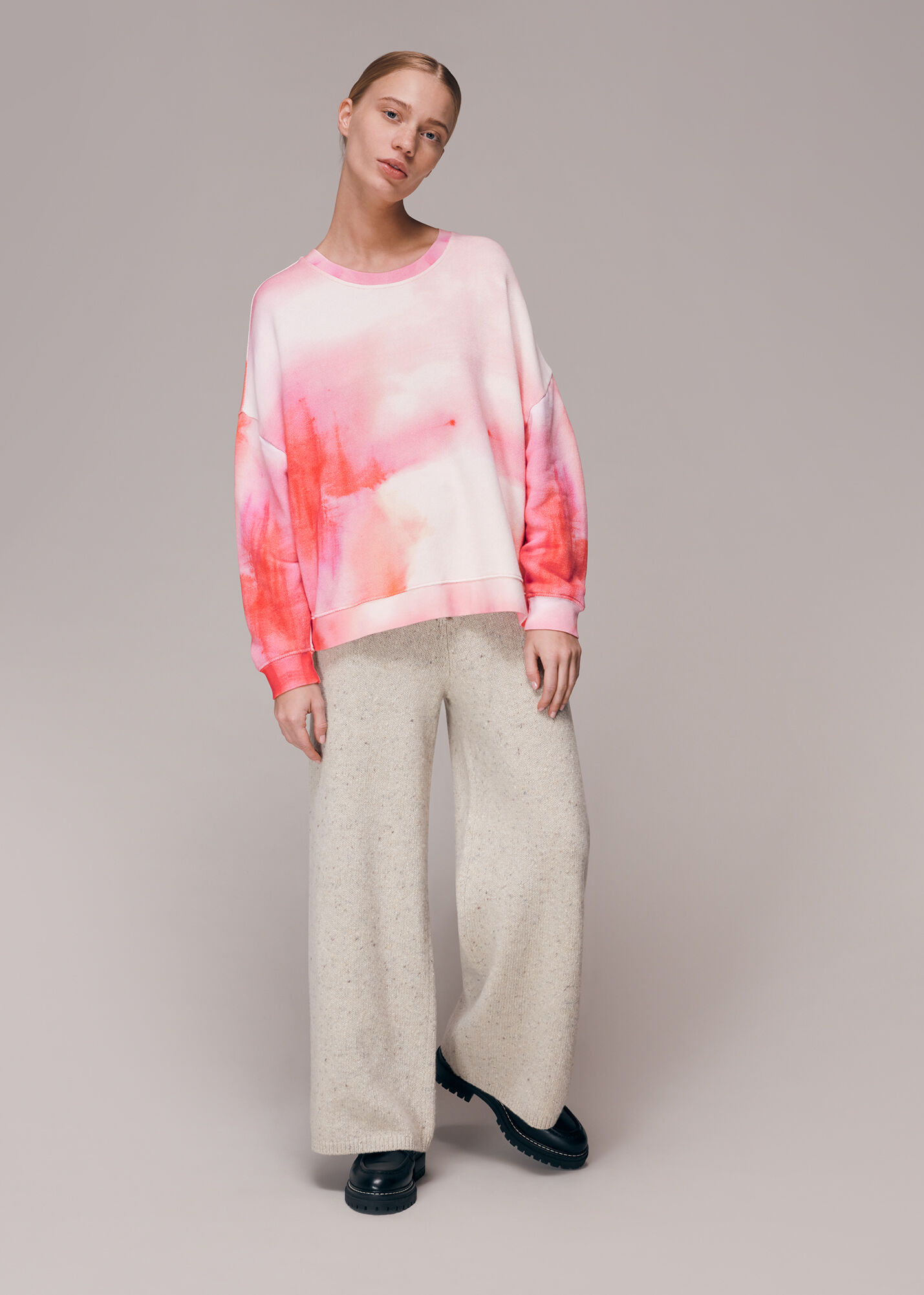 Tie dye 2025 pink sweatshirt