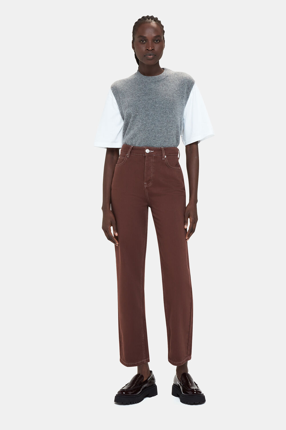 Chocolate Authentic Mollie Straight Jean
