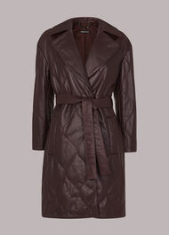 Luna Leather Belted Jacket